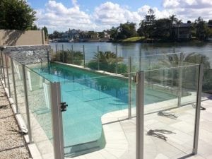 Framelss Glass Pool Fencing - Absolute Fencing Gold Coast